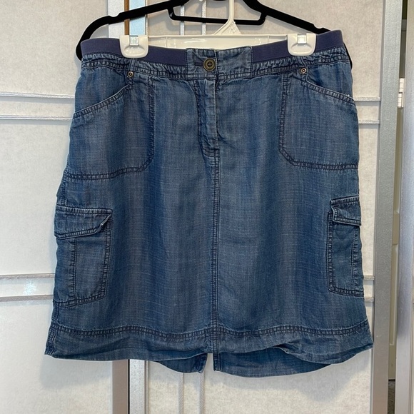 Chico's Dresses & Skirts - CHICO'S Denim Skirt Size 2